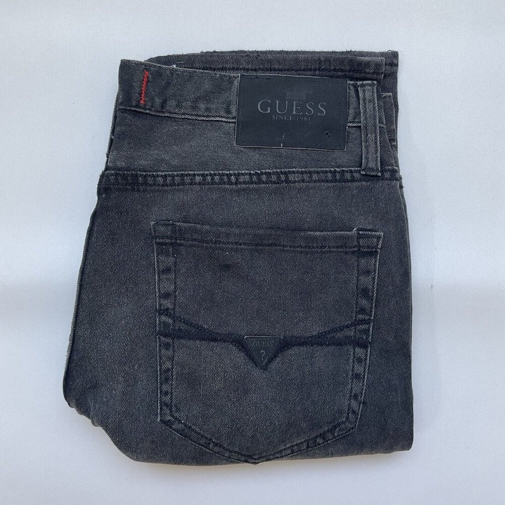Guess Men’s Ultra Slim McCrae Fit Jeans In Black Size 31